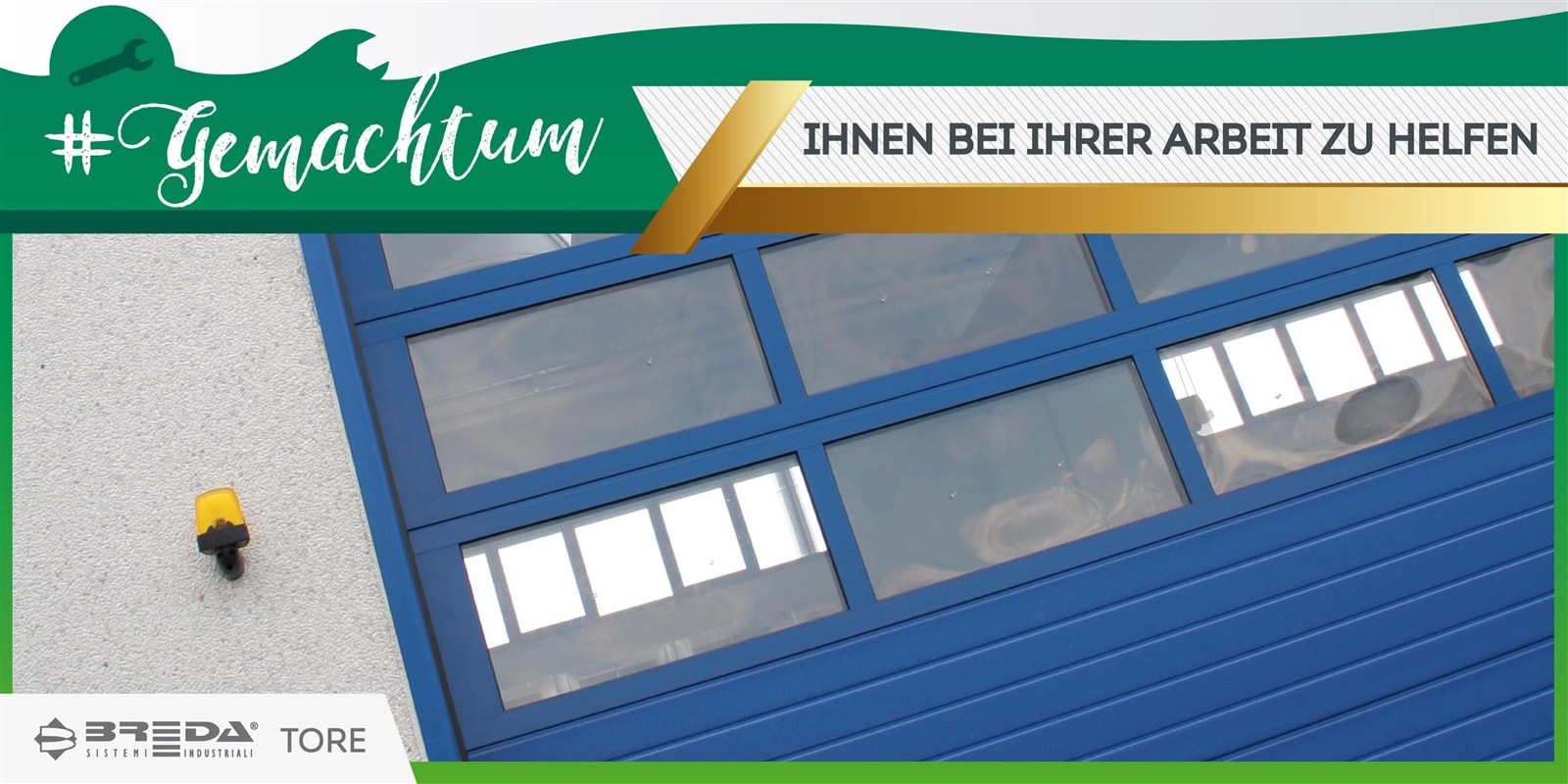 Breda Industrietore, gemacht um Ihnen bei Ihrer Arbeit zu helfen